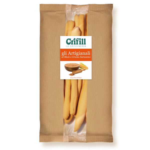 Grissini Artigianali al Mais e Grano Saraceno