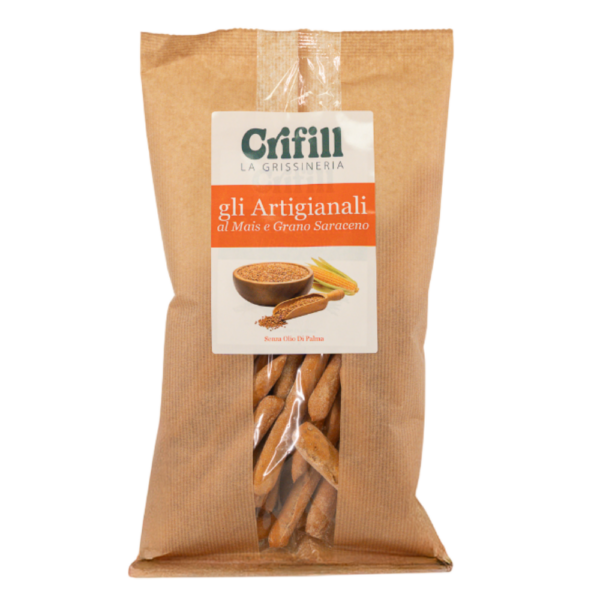 Grissini Artigianali al Mais e Grano Saraceno